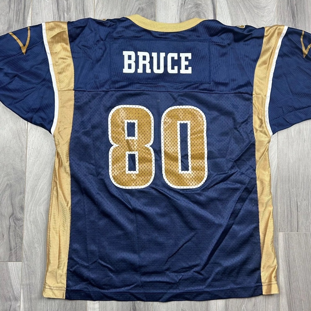 Champion Isaac Bruce St. Louis RAMS Football Jersey LA Rams Youth Size XL
